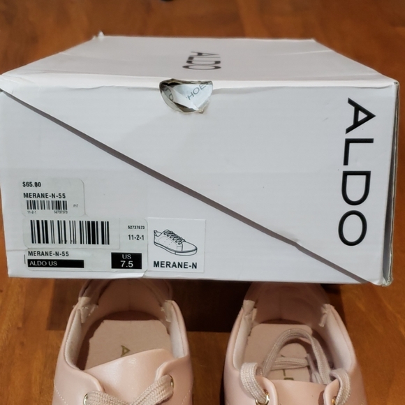 Aldo pink leather sneakers - Picture 6 of 6